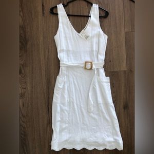 NWT linen dress with belt